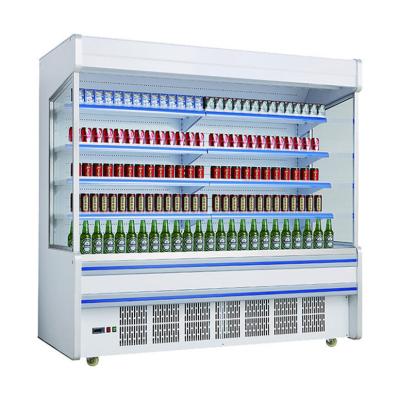 China Supermarket Multi deck Refrigerator chiller Plug In System/Vegetable And Fruit Showcase Cabinet for sale