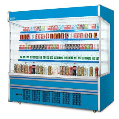 China Commercial Self Service Multideck Open Chiller With 4 Layer Decks R404a Refrigerant for sale