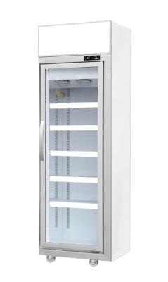 China Anti - Mist Glass 1 Door Upright Commercial Display Freezer For Ice Cream for sale