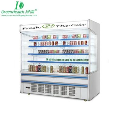 China Stromlinienförmige Multideck gekühlte Verkaufsmöbel/Frucht und Veg zeigen Kühlschrank an zu verkaufen