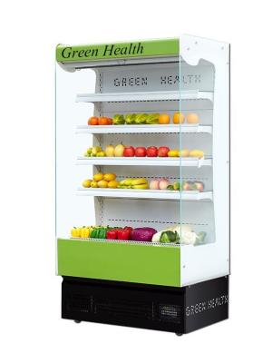 China El refrigerador abierto que no engorda de Multideck para los ajustes al por menor ocupados/fruta y Veg exhibe el refrigerador en venta
