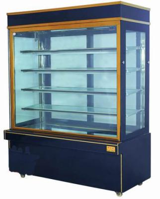 China 2M Sliding Door Commercial Cake Display Freezer Showcase Two Layers for sale