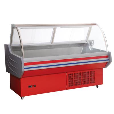 China Deli Display Refrigerator Self Contained Cooling For Fresh Meat for sale