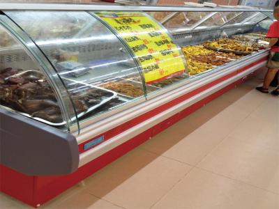 China O supermercado do gelado projeta equipamentos de Frige para frutos/carne à venda