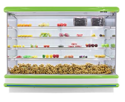 Chine Réfrigérateur ouvert de Multideck de compresseur de Copeland R404a, réfrigérateur ouvert d'affichage de légume fruit à vendre