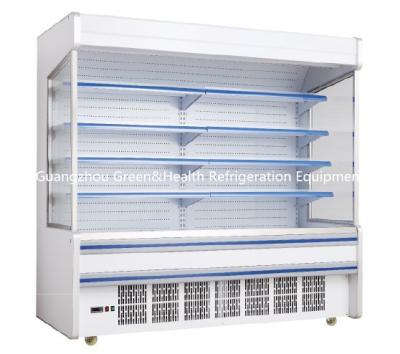 China Fruit / Drink Gray Multideck Open Chiller Adjustable For Convenience Store for sale
