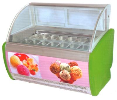 China R404a Commercial Ice Cream Display Freezer -22°C / -18°C For Shop for sale