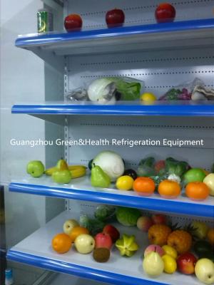 China Vertical Curtain Multideck Open Display Chillers Energy Saving For Shop for sale
