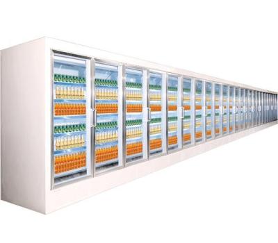 China Adjustable Shelves True Glass Door Freezer Electrical For Market / Home for sale