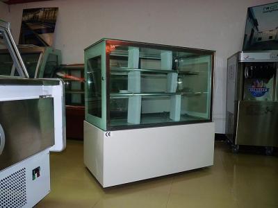 China Asia Hot Sale Luxury White Square Cake Display Freezer 1.8 meter Two Layers for sale
