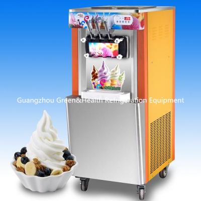 China Pre - Cooling Soft Serve Ice Cream Making Machines Auto Counting For Dessert Shop for sale