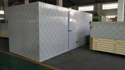 China Meat Vegetables Fish Cold Modular Storage Room With Compressor Refrigeration Unit for sale