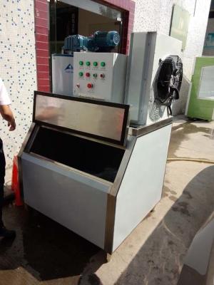 China PLC Program Flake Ice Maker Making Machine With 1 Ton / Day For Fish for sale