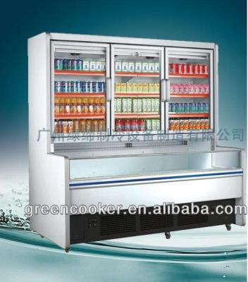 China Static R134a Combination Freezer Side Joint Integrated For Shop / Market for sale