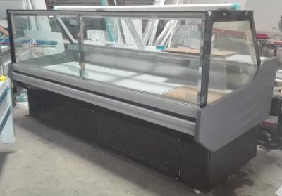 China Fan Cooling Deli Display Refrigerator ,  Open Type Fresh Meat Display Counter for sale