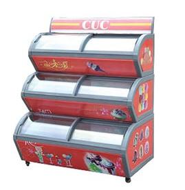 China Temporeros inteligentes del microordenador de 900W 110V del helado del congelador reservado de la exhibición - control en venta