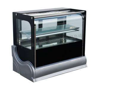 China Bakery Store Cake Display Freezer  / Bread Sandwich Showcase Chiller Cabinet Upright Vertical Curved for sale