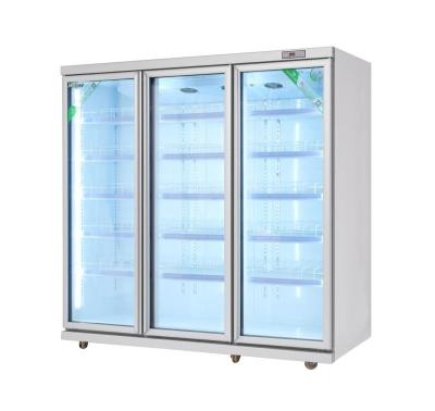 China Fan Cooling Commercial Beverage Refrigerator / Supermarket Refrigeration Equipment for sale