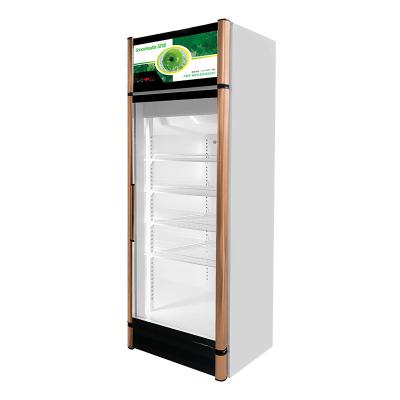China CKD Single Or Double Glass Door Freezer With Five Layers Shelves R404a for sale