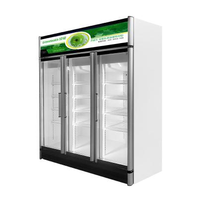 China 500L One Door Upright  Display Freezer With Lock / Key Auto - Defrost Type for sale