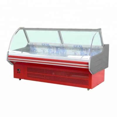 China N-ST Climate Type Deli Food Hot Warmer Display Counter With Front Open Fix Glass for sale