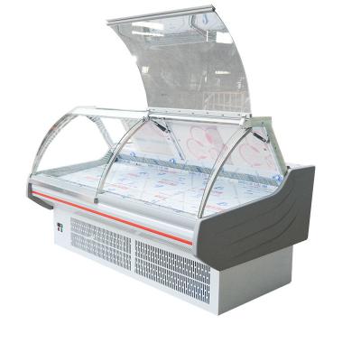 China Commercial 2 Meter Customized Deli Display Refrigerator / Meat Display Cabinet for sale