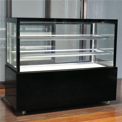 China Air cooling good quality compresor Cake Display Freezer For Bread and coffe shop showcase for sale