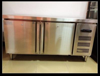 China Double Doors Under Counter Freezer , Hotel Stainless Steel Freezer for sale