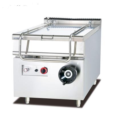 China Removeable Door Stainless Steel Gas Commercial Tilting Braising Pan for sale