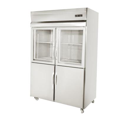 China Stainless Steel Commercial Double Door Fast Freezer / Blast Freezer For Meat for sale