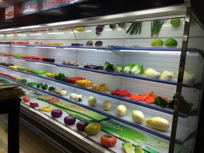 Cina Refrigeratore aperto economizzatore d'energia di Multideck del supermercato/dispositivo di raffreddamento aperto del fronte in vendita