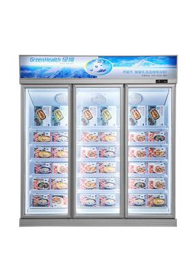 Chine 5 Adjustable Shelf R134 Vertical Display Freezer Commercial Upright Fridge à vendre