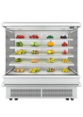 China Multideck Commercial Display Freezer Fruit Vegetable Open Display Cooler Energy Efficiency for sale