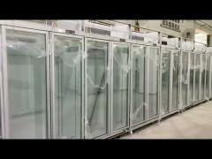 Double Glass Door Display freezer -22~-18°C