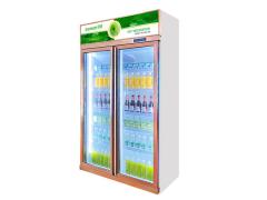 OEM Automatic Defrost Commercial Beverage Cooler Glass Door Display Refrigeration