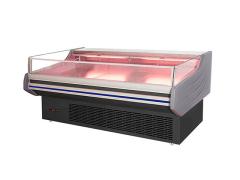 Led Light Commercial Meat Freezer Display Cooler Meat Showcase For Butcher