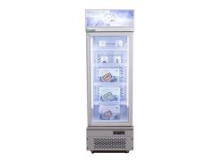 Factory Supply Frozen Food Vertical Display Freezer With Adjustable Shelves