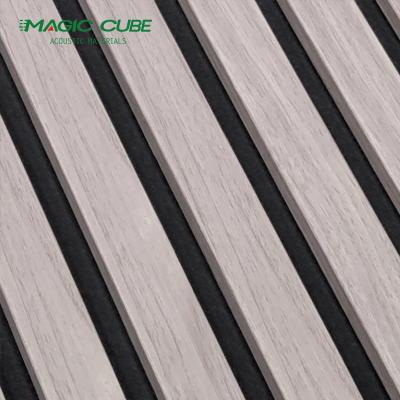 China Decorative Slatted Acoustic Panel Covering MDF Wood Veneer for sale