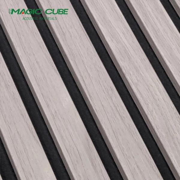 Quality Decorative Slatted Acoustic Panel Covering MDF Wood Veneer for sale