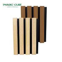 Quality Akupanel Decorative Slat Wall Panels Interior Wood Slats For Interior Walls for sale
