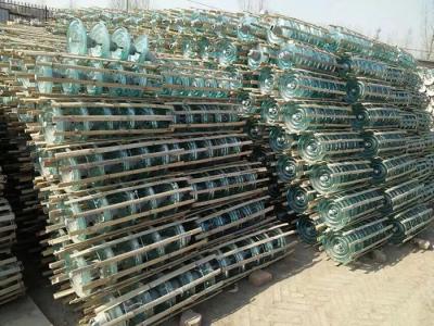 China 70kn Toughened Glass Disc Insulator , High Voltage Glass Electric Line Insulators for sale