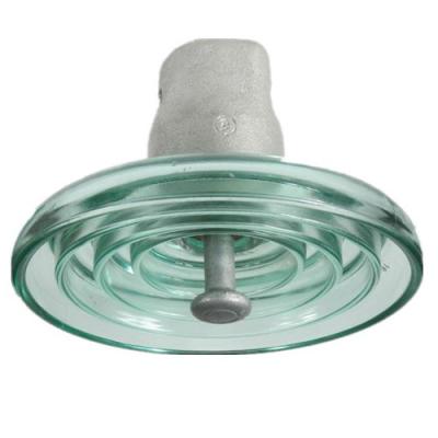 China 120KN Disc Suspension ANSI Toughened Glass Insulator for sale
