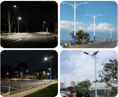 China Ip65 Galvanised Street Light Pole 8 - 12M Single Arm Road Pole Parts for sale