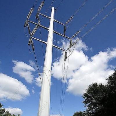China 10-220KV Electrical Steel Tubular Tower Power Transmission Tower Pole for sale