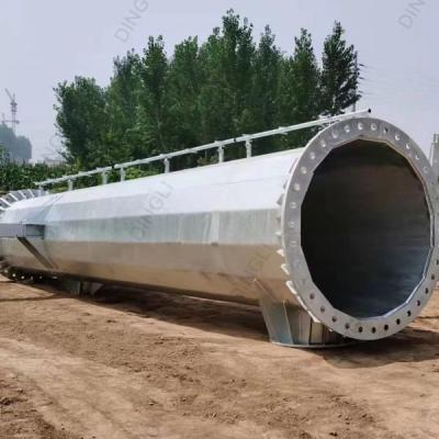 China 110kV Double Circuit Transmission Steel Tube Pole Lattice Tower for sale