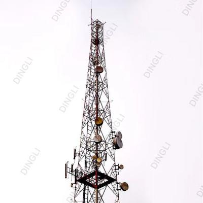 China Communication Network Construction Angle Steel Telecom Tower for sale