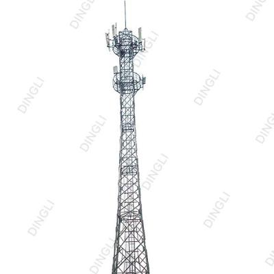 China Torre de aço comunicação móvel das telecomunicações da antena 30m de uma autossuficiente à venda