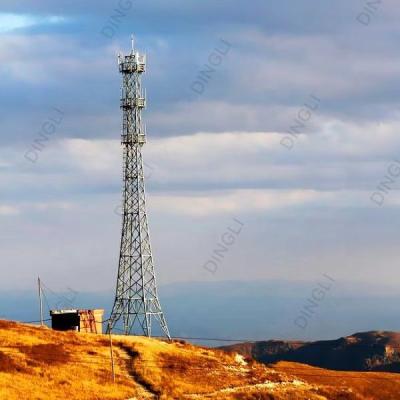 China Galvanized Steel Mobile Lattice Telecom Tower Customized Height for sale