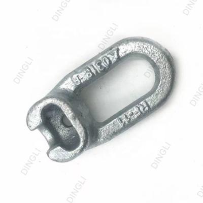 China Power Transmission Line Fittings Steel Forged Hot Dip Galvanized Socket Eye Clevis for sale