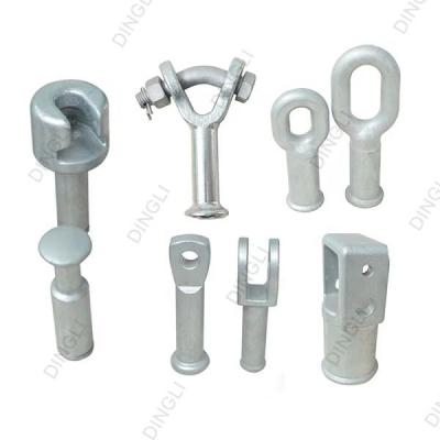 China Transmission Line Hardware Power Fitting Forged Oval Ball Eye Socket Clevis for sale